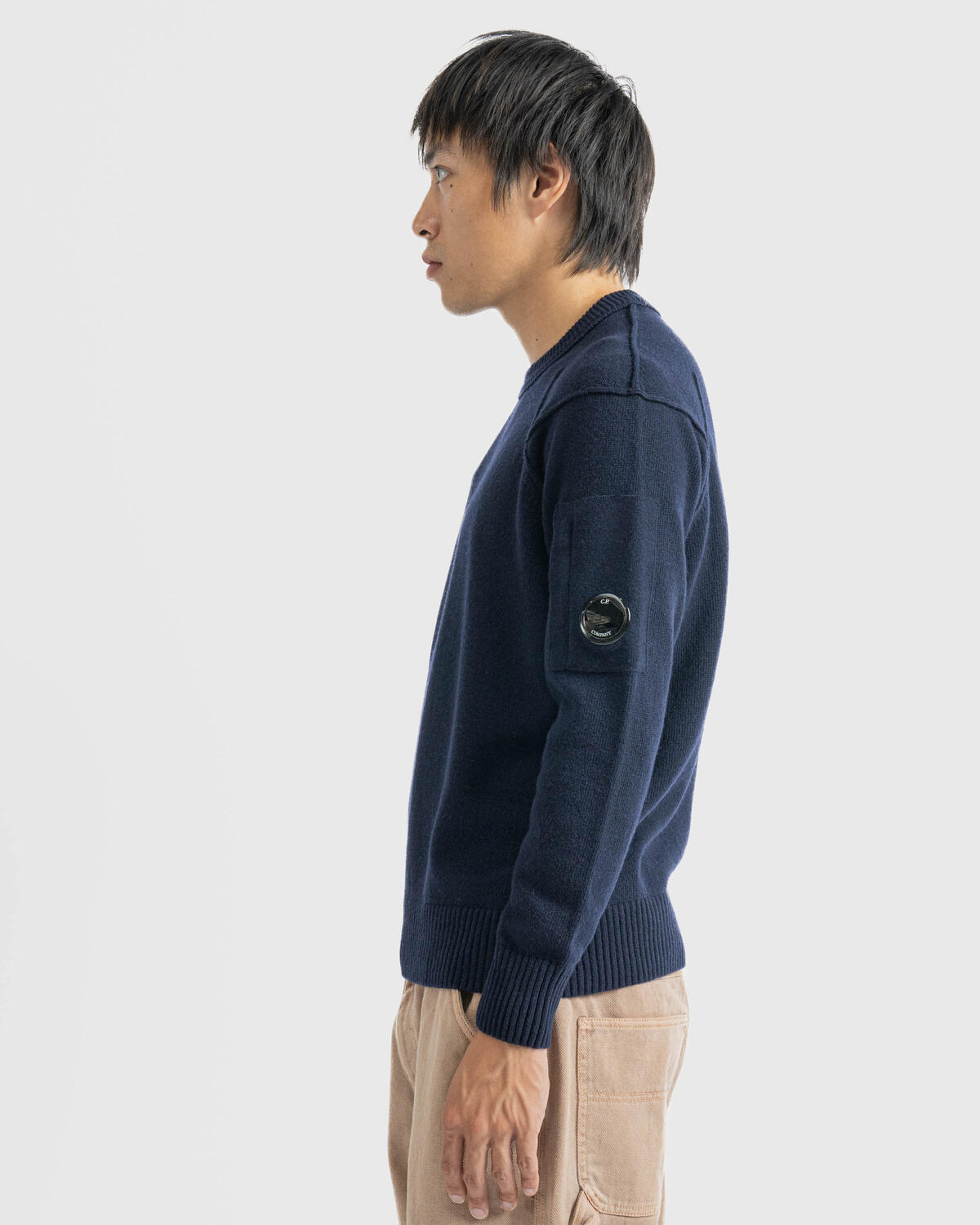 C.P. Company LAMBSWOOL GRS CREW NECK KNIT C.P. Company LAMBSWOOL GRS CREW NECK KNIT